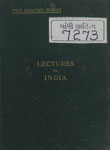 Keshub Chunder Sen's Lectures in India