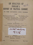 Analysis of Ingram's History of Political Economy.