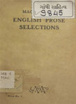 Macmillan's English Prose Selections