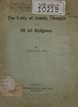 Unity of Asiatic Thought i. e. of All Religions