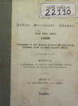 Annual Report of the Indian Merchants' Chamber for the Year 1929