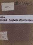 Analysis of Sentences