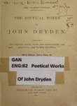 Poetical Works of John Dryden