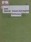 French and English Dictionary