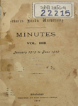 Minutes : Vol. IIIB : January 1919 to June 1919