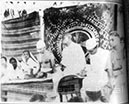 At a public meeting in a village near Ahmedabad, 1929